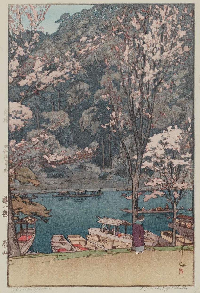 Arashiyama woodblock print