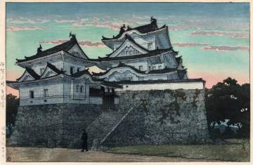 Kawase Hasui - Hakuho Castle, Ueno, Iga thumbnail