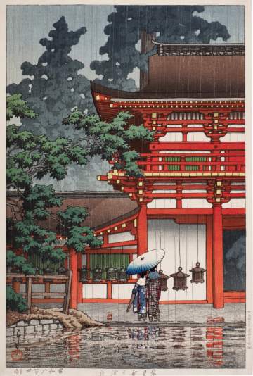 Kawase Hasui - Kasuga Shrine, Nara thumbnail