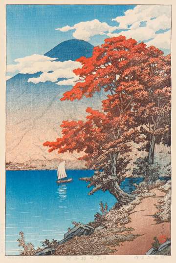 Kawase Hasui - Lake Chuzenji, Nikko thumbnail