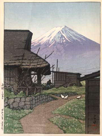 Kawase Hasui - Mount Fuji from Funatsu thumbnail