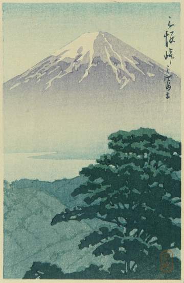 Kawase Hasui - Mount Fuji from Misaka thumbnail