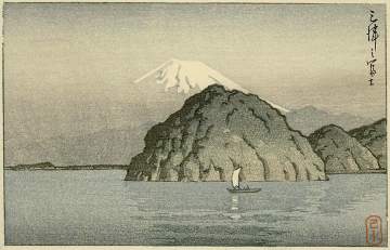 Kawase Hasui - Mount Fuji from Mito thumbnail
