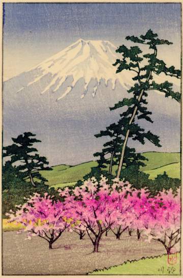 Kawase Hasui - Mount Fuji from Suzukawa thumbnail