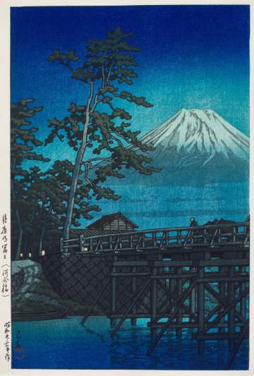 Kawase Hasui - Mount Fuji on a Moonlit Night, Kawai
Bridge thumbnail