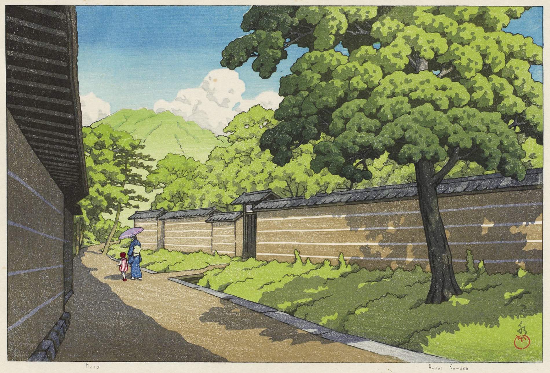 Nara - Kawase Hasui Catalogue woodblock print