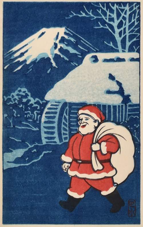 Kawase Hasui - Santa Claus #4 thumbnail