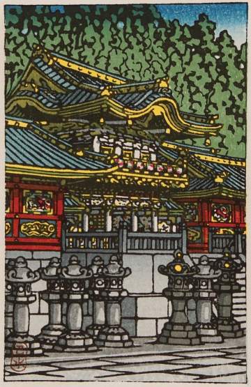 Kawase Hasui - Tosho Shrine in Nikko thumbnail