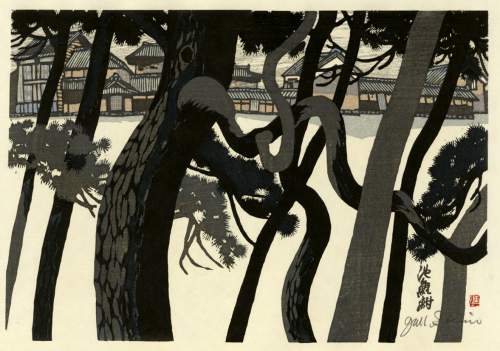 Sekino Jun'ichiro - Chiryu, Pine Tree Row (Tokaido station 39) thumbnail