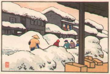 Toshi Yoshida “[Christmas card V]” 1953 thumbnail