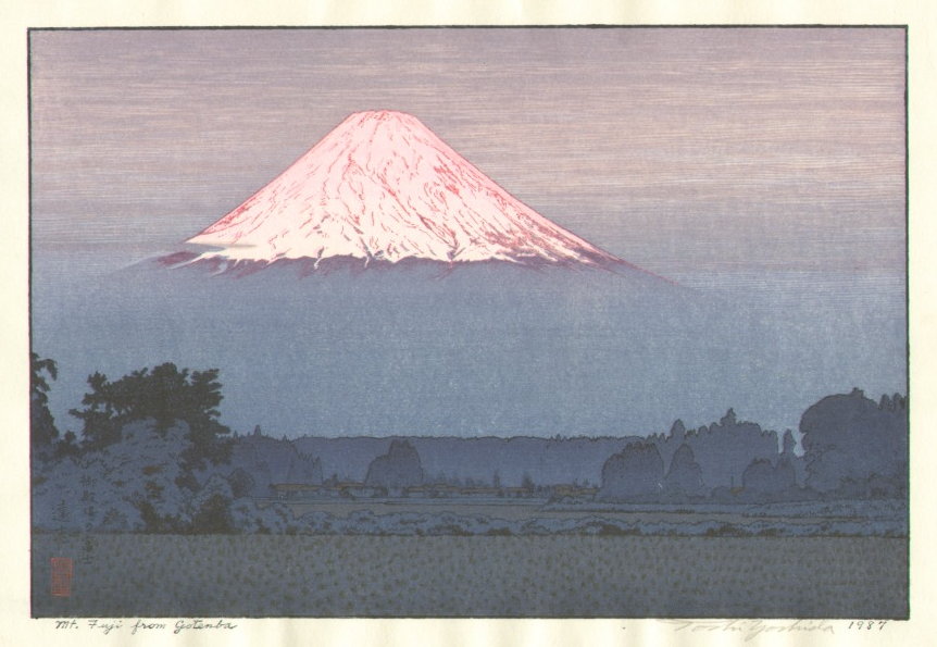 Mt. Fuji from Gotemba woodblock print