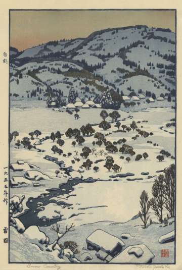 Toshi Yoshida “Snow Country” 1955 thumbnail